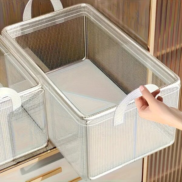 26 Litter Transparent PVC Foldable Cloth Organiser (Size: 47*29*20 CM)