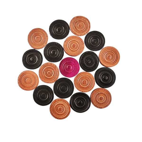 4351  Wooden Carom Board Coins for Kids